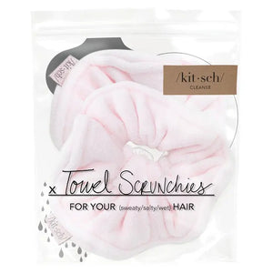 Towel Scrunchie 2 Pack - Blush