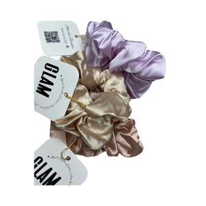 Glam Satin Scrunchie