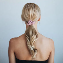 Load image into Gallery viewer, Velvet Scrunchies - Blush and Mauve