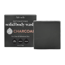 Load image into Gallery viewer, Charcoal Detoxifying Body Wash Bar