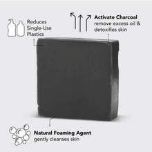 Load image into Gallery viewer, Charcoal Detoxifying Body Wash Bar