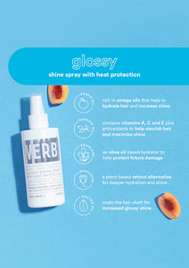 Verb Glossy Shine Spray With Heat Protection