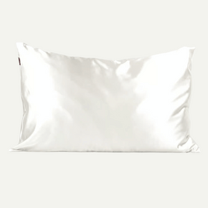 Holiday Satin Pillowcase - Ivory