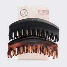 Large Dome Claw Clips 2pc - Recycled Plastic