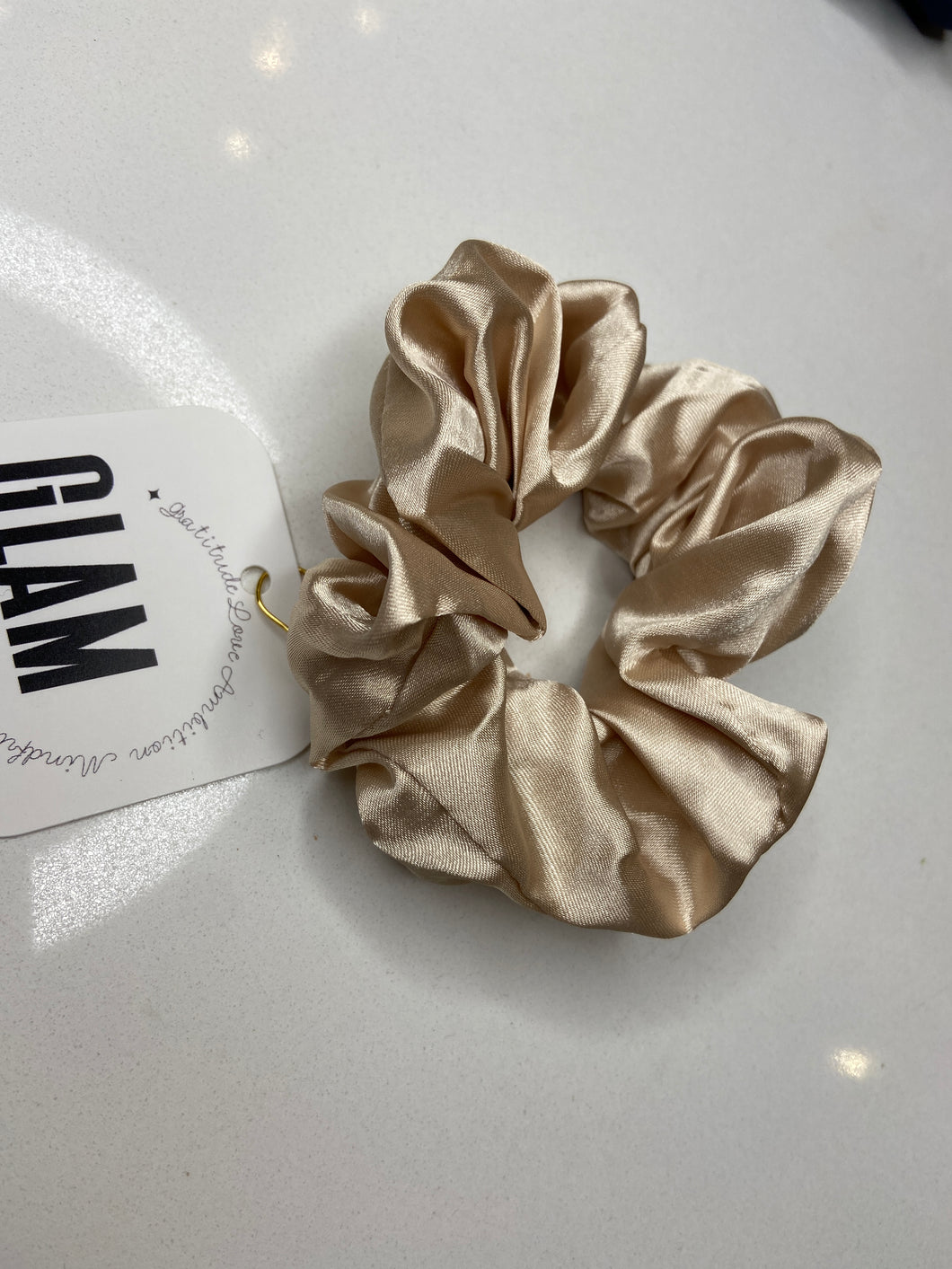 Glam Satin Scrunchie