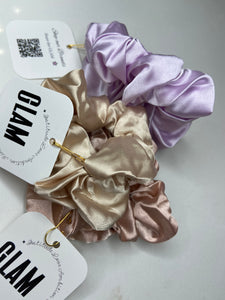 Glam Satin Scrunchie