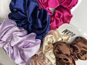 Glam Satin Scrunchie