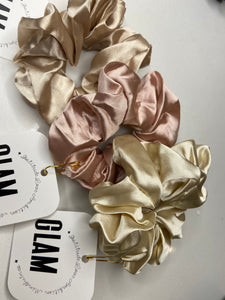 Glam Satin Scrunchie