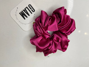 Glam Satin Scrunchie